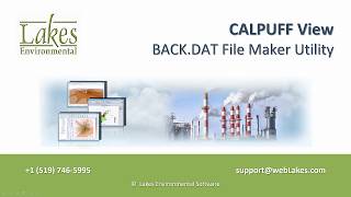 CALPUFF View Background Data File Maker Utility [upl. by Nnybor]