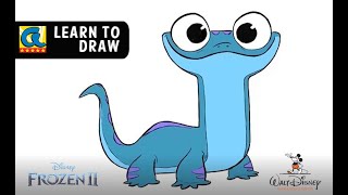 Learn to Draw Bruni  Frozen 2 [upl. by Ydnew]