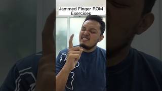 Jammed Finger Home Remedy Exercises  Sprained Finger Recovery [upl. by Ihsar672]