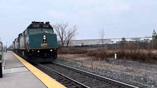 VIA Rail Canadian racing through Downsview Park Station [upl. by Shannon]