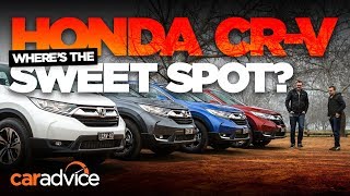 2017 Honda CRV range review  CarAdvice [upl. by Ahsitul]