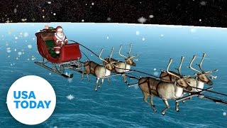 Follow Santas sleigh with NORADs Santa Tracker  USA TODAY [upl. by Lambert]