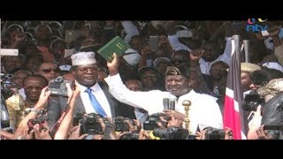 Raila Odinga sworn in as the people’s president in record time [upl. by Charteris]