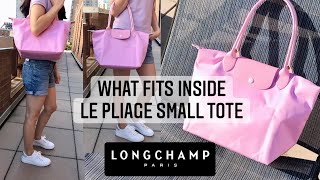 What Fits Inside the Longchamp Le Pliage Tote SMALL size 💕 You’ll be surprised 😊 [upl. by Ynffit]