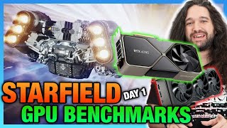 Starfield GPU Benchmarks amp Comparison NVIDIA vs AMD Performance [upl. by Paulie]