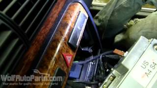 How to Remove Radio  Stereo  Audi A4 B5 19962001 Wolf Auto Parts [upl. by Alleram]