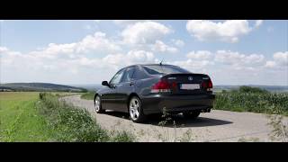 Lexus IS200  Cobra Sport cat back resonated exhaust [upl. by Ardnaet]