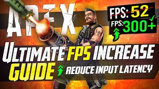 🔧 APEX LEGENDS Dramatically increase performance  FPS with any setup  Best Settings 2021 🖱️🎮✔️ [upl. by Grubb]