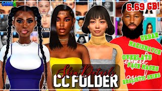 800  ITEMS SKIN amp SKIN DETAILS CC FOLDER Realistic Urban Maxismatch amp More  The Sims 4 [upl. by Edy]