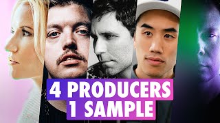 4 PRODUCERS FLIP THE SAME SAMPLE Jamie Lidell Flux Pavilion Laura Escudé Recue [upl. by Ofelia381]