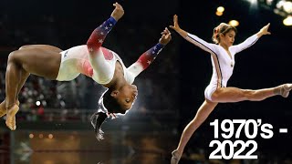 Nadia Comaneci VS Simone Biles  Gymnastics Evolution [upl. by Kuo]