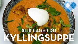 Norges mest populære kyllingsuppe  hot kyllingsuppe  TINE Kjøkken [upl. by Harmaning796]