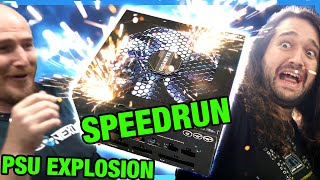 Speedrun Gigabyte Power Supply Explosion Biggest Failure Yet GPP750GM [upl. by Heurlin717]