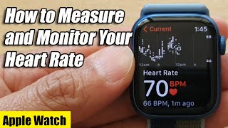 Apple Watch 7 How to Measure and Monitor Your Heart Rate  WatchOS 8 [upl. by Beata]