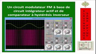 A63 Un modulateur FM à base de circuit intégrateur actif et de comparateur à hystérésis inverseur [upl. by Erline]