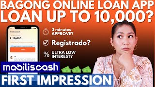 Online Loan App Mabilis Cash First Impression  Borrow Up to 10000 [upl. by Tonia181]