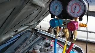 2001 Honda Civic LX AC Recharge [upl. by Etteniuq]