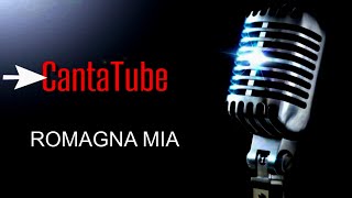 CantaTube  ROMAGNA MIA  karaoke SCasadei [upl. by Akenna]