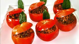 Tomates Relleno De Carnes Molida [upl. by Annoda]