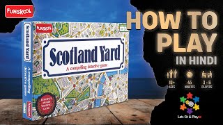 Scotland Yard  How to Play  Funskool Games  Lets Sit amp Play [upl. by Ballard]