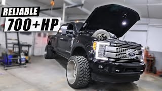 Aggressive Custom Tune 700HP F250 67 Powerstroke FIRST DRIVE [upl. by Cirdet]