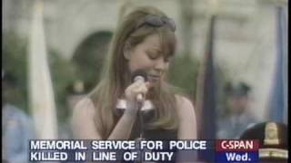 HQ  Mariah Carey  Hero Live  Peace Officers Memorial Service 1996 Singing for Clinton [upl. by Hoffmann]