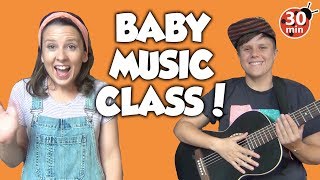 Baby Music Class full class Great for babies toddlers amp preschool Toddler Learning Video Songs [upl. by Ecerehs]