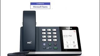 Microsoft Teams Certified IP phones Yealink MP54 features 50 Subscriber Goal [upl. by Nealah]