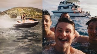 DER COOLSTE TAG YouTube Yacht Party  Jetski Action  Dner in Kalifornien 4 [upl. by Rowen]