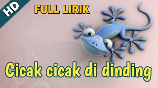 CICAK CICAK DI DINDING  KARAOKE TANPA VOKAL   Lagu anak nusantara populer FULL LIRIK [upl. by Huntingdon]