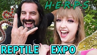 TOURING A GIANT REPTILE EXPO DAY 1  Herps Conroe June 2018 [upl. by Normandy312]