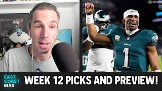 Week 12 Picks and Preview  Ringer NFL [upl. by Nemzaj516]