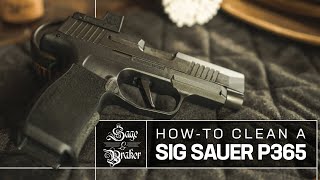 Sig Sauer P365  How to Clean and Disassemble [upl. by Iuq]