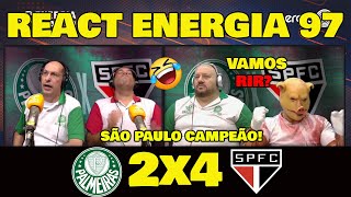 VAMOS RIR REAÇÕES ENERGIA 97  PALMEIRAS 2x4 SÃO PAULO quotPÊNALTISquot FINAL SUPER COPA DO REI [upl. by Mendez]