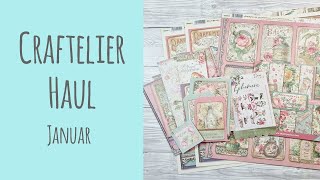 Craftelier Haul ✿ Wunderschönes Papier ✿ Junk Journal Deko ✿ Bastelmaterial fürs Journal [upl. by Anrev]