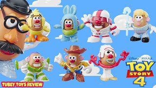 Unboxing Toy Story Mr Potato Toys Head Mini Potatohead Figures Buzz Lightyear Woody Bo Peep [upl. by Dulciana60]