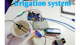 Smart irrigation system with Arduino Uno [upl. by Lupee]