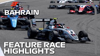 F3 Feature Race Highlights  2023 Bahrain Grand Prix [upl. by Hueston]