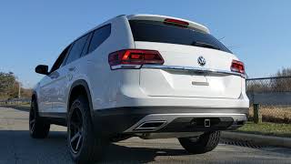 Smith VW Atlas B2BFAB Wookie Pipe Revs and Pops Exhaust Sound [upl. by Sherurd]