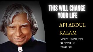 APJ Abdul Kalam Inspiring Speech on India success life [upl. by Etnovahs]