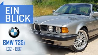 BMW 735i E32 1987  Wie der E32 die 7erReihe in die OBERKLASSE führte [upl. by Sosthena299]