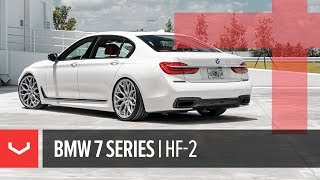 Vossen Hybrid Forged HF2 Wheel  BMW 740i MSport  Satin Silver [upl. by Iroak]