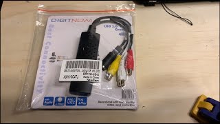 Digitnow BR116 USB 20 Video Capture Device Review [upl. by Nireil]