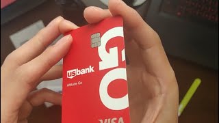 Unboxing the all new US Bank Altitude Go Visa Signature Card [upl. by Trilly636]