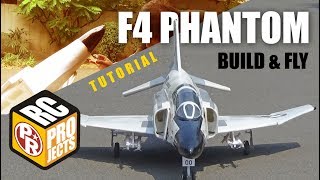 How to Make F4 Phantom DIY RC Plane Build amp Fly [upl. by Nesiaj]