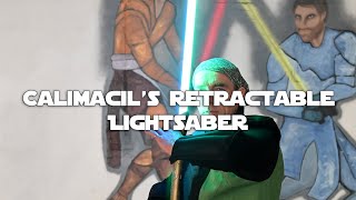 First Ever Battle Ready Retractable Lightsaber by Calimacil [upl. by Starobin]