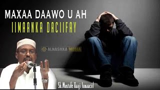 MAXAA DAAWO U AH IIMAANKA DACIIFAY ᴴᴰ┇ShMustafe Xaaji Ismaaciil [upl. by Alehcim]