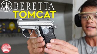 Beretta 3032 Tomcat Review TINY Beretta Pocket Pistol [upl. by Lerim332]