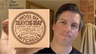 Mitchells Wool Fat Shaving Soap Muhle Safety Razor Simpson Brush  Shave amp Chat [upl. by Madelyn]