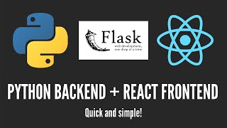 How to Create a Flask  React Project  Python Backend  React Frontend [upl. by Renell]